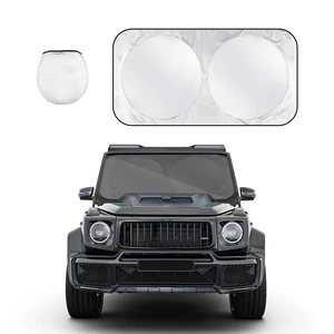 Car Windshield Sun Shade, Foldable Front Window Shield Blocks 99% Rays, Reflective Sunshade for Auto Interior Sun Protection, Car Accessories Keeps Your Vehicle Cool (29"×59", M) Car Windshield Sun Shade, Foldable Front Window Shield Blocks 99% Rays, Reflective Sunshade for Auto Interior Sun Protection, Car Accessories Keeps Your Vehicle Cool (29"×59", M)