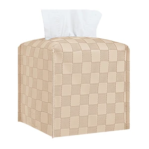 Tissue Box Cover, Tissue Box Holder, Tissue Holders Organizer | Square, Decorative, 5"X5"X5" Tissue Box Cover, Tissue Box Holder, Tissue Holders Organizer | Square, Decorative, 5"X5"X5"