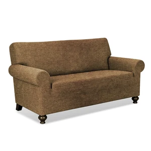 URBANLIFE 1-Piece Stretch Sofa Covers for 2 Cushion Couch, Brown | Super fitted spandex slipcovers for couches. Non-slip elastic bottom. Machine washable furniture protector for kids & pets. URBANLIFE 1-Piece Stretch Sofa Covers for 2 Cushion Couch, Brown | Super fitted spandex slipcovers for couches. Non-slip elastic bottom. Machine washable furniture protector for kids & pets.
