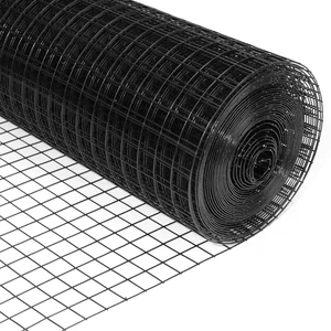 24'' x 50' 1.5inch Hardware Cloth 16 Gauge Black Vinyl Coated Welded Fence Mesh for Home and Garden Fence and Home Improvement Project 24'' x 50' 1.5inch Hardware Cloth 16 Gauge Black Vinyl Coated Welded Fence Mesh for Home and Garden Fence and Home Improvement Project