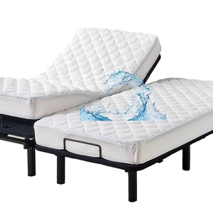 Waterproof Quilted Split King Mattress Protector Pad for Adjustable Bed | 2 Mattress Pads in 1 Package Each 39x80 with Up to 16 Deep Pocket, Stay in Place Fitted Cover, Noiseless Soft Padded Topper Waterproof Quilted Split King Mattress Protector Pad for Adjustable Bed | 2 Mattress Pads in 1 Package Each 39x80 with Up to 16 Deep Pocket, Stay in Place Fitted Cover, Noiseless Soft Padded Topper