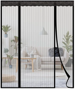 Ngreen Magnetic Screen Door Mesh - Heavy Duty Double Doors Screen Closure with Magnets for Sliding, Patio, French, Front and Back Door, Kid and Pet Friendly, Easy Install Ngreen Magnetic Screen Door Mesh - Heavy Duty Double Doors Screen Closure with Magnets for Sliding, Patio, French, Front and Back Door, Kid and Pet Friendly, Easy Install
