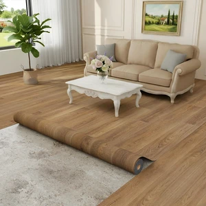 Homease 0.5mm Nature Oak Vinyl Flooring Roll 39.4" x 118" PET Leather-Like Waterproof Wear-Resistant Peel & Stick, Easy DIY Floor Covering for Kitchen Bathroom Rental Home, Durable Homease 0.5mm Nature Oak Vinyl Flooring Roll 39.4" x 118" PET Leather-Like Waterproof Wear-Resistant Peel & Stick, Easy DIY Floor Covering for Kitchen Bathroom Rental Home, Durable