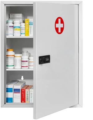Risirica Wall Mount Medicine Cabinet with Combination Lock,Locking Medicine Cabinet,Locking First Aid Cabinet,Secure Steel Wall Cabinet Metal Storage Box for Home,School,Business Risirica Wall Mount Medicine Cabinet with Combination Lock,Locking Medicine Cabinet,Locking First Aid Cabinet,Secure Steel Wall Cabinet Metal Storage Box for Home,School,Business