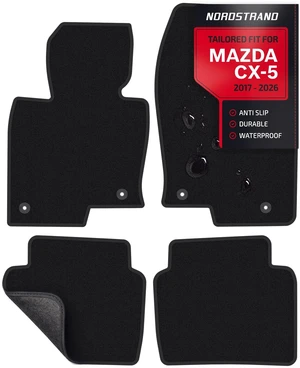 Floor Mats for Mazda CX-5 2017-2025 - Tailored 3D Fit | Front & Rear Set of 4 - Anti-Slip Backing - 22oz Carpet Mat Heavy Duty - All Weather Car Liner Floormats Floor Mats for Mazda CX-5 2017-2025 - Tailored 3D Fit | Front & Rear Set of 4 - Anti-Slip Backing - 22oz Carpet Mat Heavy Duty - All Weather Car Liner Floormats