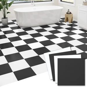 ZRJT 30-Pack 30 Sq.Ft Peel and Stick Floor Tiles Vinyl Matte Pattern Flooring, 12 x 12 Self Adhesive Vinyl Flooring DIY for Kitchen, Bathroom, Laundry, Brown&White Marble ZRJT 30-Pack 30 Sq.Ft Peel and Stick Floor Tiles Vinyl Matte Pattern Flooring, 12 x 12 Self Adhesive Vinyl Flooring DIY for Kitchen, Bathroom, Laundry, Brown&White Marble