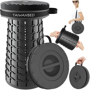 XXL 19.7" Cushioned Collapsible Stool for Adults, Folding Seat, 1000 lbs | Heavy-duty big & Tall stool, Telescoping 2.7-19.7in adjustable, 360 swivel Pad + BBQ; travel, sports, camping Hiking XXL 19.7" Cushioned Collapsible Stool for Adults, Folding Seat, 1000 lbs | Heavy-duty big & Tall stool, Telescoping 2.7-19.7in adjustable, 360 swivel Pad + BBQ; travel, sports, camping Hiking