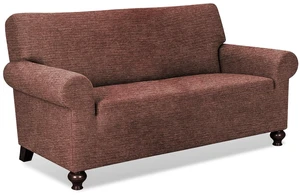 URBANLIFE 1-Piece Stretch Sofa Covers for 2 Cushion Couch, Chocolate | Super fitted spandex slipcovers for couches. Non-slip elastic bottom. Machine washable furniture protector for kids & pets. URBANLIFE 1-Piece Stretch Sofa Covers for 2 Cushion Couch, Chocolate | Super fitted spandex slipcovers for couches. Non-slip elastic bottom. Machine washable furniture protector for kids & pets.