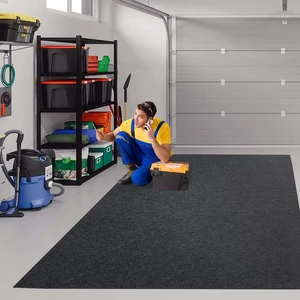 Garage Floor Matting 6.6x8.5 Feet Oil Absorbent Large Rubber Mat Waterproof Rubber Backing Layer Golf Cart Garage Mat Protects Floor from Spills Stains Oil Drip Pan for Under Car (6.6x8.5 Feet) Garage Floor Matting 6.6x8.5 Feet Oil Absorbent Large Rubber Mat Waterproof Rubber Backing Layer Golf Cart Garage Mat Protects Floor from Spills Stains Oil Drip Pan for Under Car (6.6x8.5 Feet)
