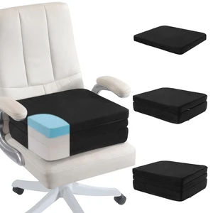 MABOZOO Height Adjustable Chair Cushions, 6 Inch Thick Office Chair Booster Seat Cushion to Raise Height, Extra Thick Seat Pad for Wheelchair, Home, Office, Car(17.7 * 15.7 * 6 Inch) MABOZOO Height Adjustable Chair Cushions, 6 Inch Thick Office Chair Booster Seat Cushion to Raise Height, Extra Thick Seat Pad for Wheelchair, Home, Office, Car(17.7 * 15.7 * 6 Inch)