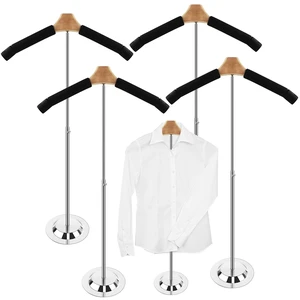 Hlimior 4 Pack Adjustable T Shirt Display Flexible Shoulder StandPortable T Shirt Display Stand for Clothing Garment Coat Retail VendorShirt RackMetal Clothing Display Rack,17.3 x 31.3 Inch Hlimior 4 Pack Adjustable T Shirt Display Flexible Shoulder StandPortable T Shirt Display Stand for Clothing Garment Coat Retail VendorShirt RackMetal Clothing Display Rack,17.3 x 31.3 Inch
