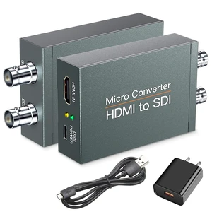 HDMI to SDI, HDMI to 3G-SDI/HD-SDI Converter, Audio Embedder 2 Way SDI Converter Dual SDI Output Adapter Support 1080P for Camera Home Theater HDMI to SDI, HDMI to 3G-SDI/HD-SDI Converter, Audio Embedder 2 Way SDI Converter Dual SDI Output Adapter Support 1080P for Camera Home Theater