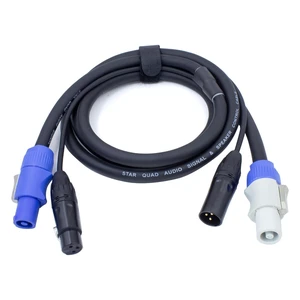 Professional 13AWG Power Twist|DMX Cable - Stage Lighting Hybrid Cable with Speaker Power Signal Integration - Audio Signal (6Feet) Professional 13AWG Power Twist|DMX Cable - Stage Lighting Hybrid Cable with Speaker Power Signal Integration - Audio Signal (6Feet)
