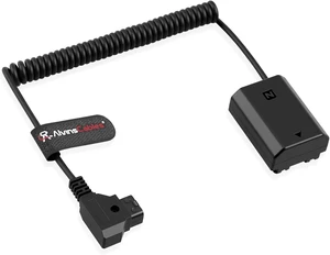 NP FZ100 Dummy Battery to D tap Coiled Power Cable for FX3 A7III A7RIII A7SIII A7C A7IV A9 Camera NP FZ100 Dummy Battery to D tap Coiled Power Cable for FX3 A7III A7RIII A7SIII A7C A7IV A9 Camera