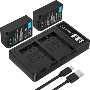 Artman EN-EL25 EN-EL25A Battery 1600mAh 2-Pack and USB-C LCD Dual Charger Compatible with Z50II, Z50, Z30, ZFC Camera 4241 Battery, MH-32 Charger Artman EN-EL25 EN-EL25A Battery 1600mAh 2-Pack and USB-C LCD Dual Charger Compatible with Z50II, Z50, Z30, ZFC Camera 4241 Battery, MH-32 Charger