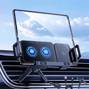 Wireless Car Charger Mount Holder for Samsung Galaxy Z Fold 7 6 5 4 3 2, Rotatable Air Vent Dual Coils Auto Clamping Fast Charging Phone Holder for iPhone 16 15, Samsung S25, Google Pixel 9 Pro Wireless Car Charger Mount Holder for Samsung Galaxy Z Fold 7 6 5 4 3 2, Rotatable Air Vent Dual Coils Auto Clamping Fast Charging Phone Holder for iPhone 16 15, Samsung S25, Google Pixel 9 Pro