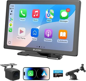 9 Inch Wireless CarPlay Screen for Car, CarPlay & Android Auto Touch Screen Car with Backup Camera, Bluetooth, Navigation, Mirror Link Voice Control 9 Inch Wireless CarPlay Screen for Car, CarPlay & Android Auto Touch Screen Car with Backup Camera, Bluetooth, Navigation, Mirror Link Voice Control