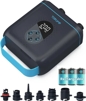 Paddle Board Electric Pump TPS260-20PSI Portable Rechargeable SUP Air Pump, Dual Stage Inflation & Deflation, Auto-Off for Stand Up Paddle Boards, Boats, Kayaks and Tent Paddle Board Electric Pump TPS260-20PSI Portable Rechargeable SUP Air Pump, Dual Stage Inflation & Deflation, Auto-Off for Stand Up Paddle Boards, Boats, Kayaks and Tent