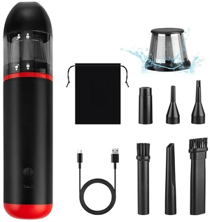 2-in-1 Car Vacuum & Air Duster, 14000Pa Blow/Suction Portable Cordless Vacuum, Mini Blower, Handheld & Lightweight with 6 Nozzles, Type-C Rechargeable for Auto/Home/Office 2-in-1 Car Vacuum & Air Duster, 14000Pa Blow/Suction Portable Cordless Vacuum, Mini Blower, Handheld & Lightweight with 6 Nozzles, Type-C Rechargeable for Auto/Home/Office