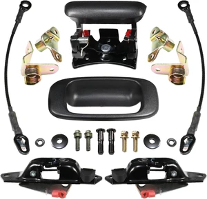 Tailgate Hardware Repair Kit Replacement for 1999-2006 Chevrolet Chevy Silverado GMC Sierra Including Handle, Bezel, Latches, Cables, Hinges, Rods, Clips, and Bolts Tailgate Hardware Repair Kit Replacement for 1999-2006 Chevrolet Chevy Silverado GMC Sierra Including Handle, Bezel, Latches, Cables, Hinges, Rods, Clips, and Bolts