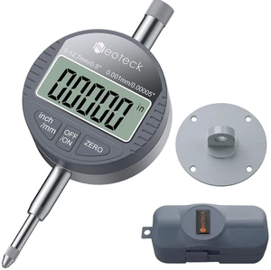 DTI Digital Dial Indicator 0.5 inch/12.7mm, High Resolution: 0.00005 inch/ 0.001mm, Digital Probe Indicator Dial Test Gauge DTI Digital Dial Indicator 0.5 inch/12.7mm, High Resolution: 0.00005 inch/ 0.001mm, Digital Probe Indicator Dial Test Gauge