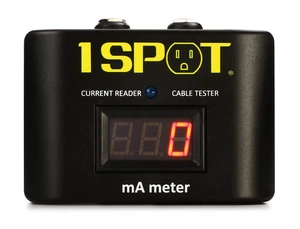 Truetone TT-MAM 1 SPOT Series - MA Meter and Cable Tester | Measures any pedal's exact current draw inline plus a built-in 1/4" cable tester Truetone TT-MAM 1 SPOT Series - MA Meter and Cable Tester | Measures any pedal's exact current draw inline plus a built-in 1/4" cable tester