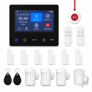 Hapippofa GEN 2 Wireless Home Security System, 16-Piece DIY Alarm Kit for House & Apartment, WiFi & 4G Touchscreen Hub, Door Sensors, Motion Detectors, App Alerts, 120dB Wired Siren, No Monthly Fee Hapippofa GEN 2 Wireless Home Security System, 16-Piece DIY Alarm Kit for House & Apartment, WiFi & 4G Touchscreen Hub, Door Sensors, Motion Detectors, App Alerts, 120dB Wired Siren, No Monthly Fee