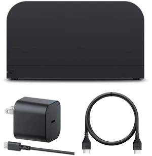 TV Dock Station for Switch 2 - Replacement TV Base Docking Station Set with Upgraded IC Module, Charger, HDMI Cable for Switch 2 Console TV Dock Station for Switch 2 - Replacement TV Base Docking Station Set with Upgraded IC Module, Charger, HDMI Cable for Switch 2 Console