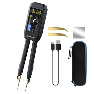 FNRSI Upgraded Version LCR-ST1 Mini Smart LCR Meter, SMD Tester, ESR Meter - 100Hz, 1kHz, and 10kHz Resistance Capacitance Inductance Continuity Diodes Measurement Tool FNRSI Upgraded Version LCR-ST1 Mini Smart LCR Meter, SMD Tester, ESR Meter - 100Hz, 1kHz, and 10kHz Resistance Capacitance Inductance Continuity Diodes Measurement Tool