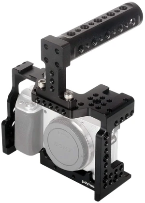 Poyinco Camera Cage kit for Sony A7 II/A7 III/A7 SII/A7M3/A7 RII/A7 RIII with Cold Shoe MountsTop HandleThreaded Holes for Professional Poyinco Camera Cage kit for Sony A7 II/A7 III/A7 SII/A7M3/A7 RII/A7 RIII with Cold Shoe MountsTop HandleThreaded Holes for Professional