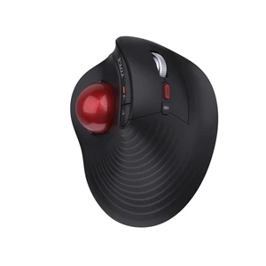 JOMAA Wireless Vertical Trackball Mouse - Ergonomic Design, 3-Device Switching, 2.4G/Bluetooth 5.0, Rechargeable Type-C, Adjustable DPI, Compatible with Windows/macOS/iOS/Android (RED) JOMAA Wireless Vertical Trackball Mouse - Ergonomic Design, 3-Device Switching, 2.4G/Bluetooth 5.0, Rechargeable Type-C, Adjustable DPI, Compatible with Windows/macOS/iOS/Android (RED)