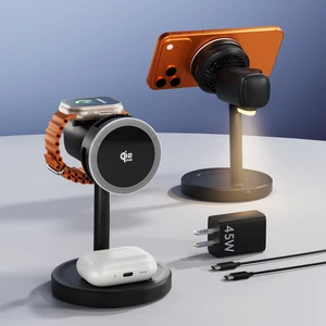 ModiTech 25W 3 in 1 Charging Station with TEC Cooling, Fan and Light | Qi2.2 Certified Magnetic Mag-Safe Charger Stand for iPhone 18-12/Samsung S26-S21, Apple Watch, AirPods (45W Adapter Included) ModiTech 25W 3 in 1 Charging Station with TEC Cooling, Fan and Light | Qi2.2 Certified Magnetic Mag-Safe Charger Stand for iPhone 18-12/Samsung S26-S21, Apple Watch, AirPods (45W Adapter Included)
