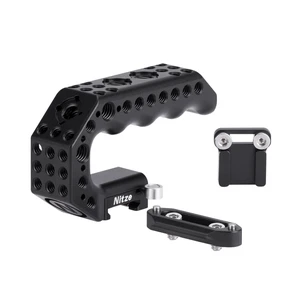 Nitze Mini NATO Top Handle with Quick Release NATO Clamp - PA28M-AK | Ergonomic Design, NATO Rail, Cold Shoe Adapter Nitze Mini NATO Top Handle with Quick Release NATO Clamp - PA28M-AK | Ergonomic Design, NATO Rail, Cold Shoe Adapter