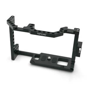 Topcine Camera Cage for Compatible for Canon EOS 90D/80D/70D DSLR Camera Photography DSLR Camera Full Cage with Dual Cold Shoe Mount 1/4" Screw Hole Standard 38mm Bottom Plate Topcine Camera Cage for Compatible for Canon EOS 90D/80D/70D DSLR Camera Photography DSLR Camera Full Cage with Dual Cold Shoe Mount 1/4" Screw Hole Standard 38mm Bottom Plate