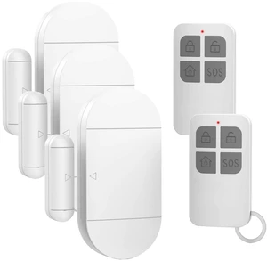 Door Window Sensor Alarm When Door Opens, Door Alarms for Home Kids Safety with Remote, Magnetic Sensor Alarm for Store/Garage,130dB Loud Alarm 4 Working Mode Door Window Sensor Alarm When Door Opens, Door Alarms for Home Kids Safety with Remote, Magnetic Sensor Alarm for Store/Garage,130dB Loud Alarm 4 Working Mode