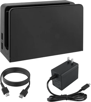Dock Station for Nintendo Switch/Switch OLED with LAN Port,3-1 Switch Docking Station Set for TV with 1080P HDMI Cable and AC Adapter,Dock Base Charging Dock Station for Nintendo Switch/OLED (Black) Dock Station for Nintendo Switch/Switch OLED with LAN Port,3-1 Switch Docking Station Set for TV with 1080P HDMI Cable and AC Adapter,Dock Base Charging Dock Station for Nintendo Switch/OLED (Black)