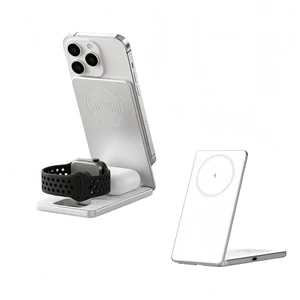 BuddhiGear 3 in 1 Charging Station for iPhone, Apple Watch & AirPods | Charges iPhone, Apple Watch and AirPods at once. 15W fast charge, foldable for travel. BuddhiGear 3 in 1 Charging Station for iPhone, Apple Watch & AirPods | Charges iPhone, Apple Watch and AirPods at once. 15W fast charge, foldable for travel.