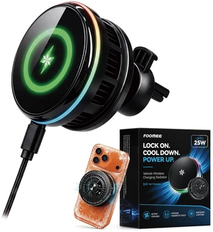 Magnetic Car Mount Charger with Cooling Fan,25W Fast Wireless Phone Cooler | 25W Magnetic Car Charger with Cooling Fan 3 Modes, 360° Swivel, Strong Magnetic Hold, Active Cooling for iPhone Magnetic Car Mount Charger with Cooling Fan,25W Fast Wireless Phone Cooler | 25W Magnetic Car Charger with Cooling Fan 3 Modes, 360° Swivel, Strong Magnetic Hold, Active Cooling for iPhone