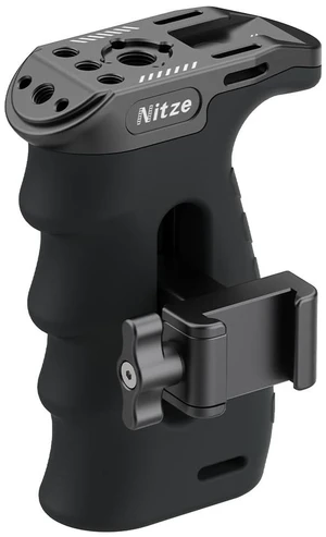 Nitze Ergonomic NATO Side Handle with NATO Clamp - PA29C | Up/Down and Left/Right Adjustable, Rubberized Aluminum Material Nitze Ergonomic NATO Side Handle with NATO Clamp - PA29C | Up/Down and Left/Right Adjustable, Rubberized Aluminum Material