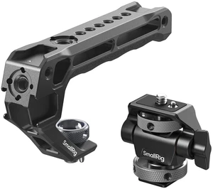 SMALLRIG Top Handle with Monitor Mount Kit, with 3/8"-16 Locating Holes for ARRI, 5 Built-in Cold Shoe, 360° Swivel and 180° Tilt Adjustable Monitor Holder with Thumbscrew, Anti-Twist Design - 5322 SMALLRIG Top Handle with Monitor Mount Kit, with 3/8"-16 Locating Holes for ARRI, 5 Built-in Cold Shoe, 360° Swivel and 180° Tilt Adjustable Monitor Holder with Thumbscrew, Anti-Twist Design - 5322