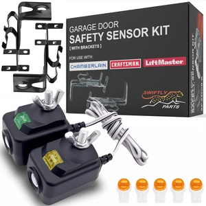 Garage Door Sensor Replacement for LiftMaster Chamberlain Craftsman, Replaces 41A5034, 820CB, G801CB-P, 801CB, 41A5266-1, 041-0136, Safety Sensor Kit with Brackets Garage Door Sensor Replacement for LiftMaster Chamberlain Craftsman, Replaces 41A5034, 820CB, G801CB-P, 801CB, 41A5266-1, 041-0136, Safety Sensor Kit with Brackets