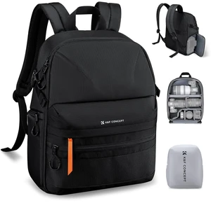 K&F CONCEPT Ultra Lightweight Camera Backpack, Camera Bag with Rain Cover | 2 Cameras+3-5 Lenses, 15.8in Laptop Compartment, with Rain Cover & Tripod Strap, Quick Access, for Canon/Sony/Nikon, B23 K&F CONCEPT Ultra Lightweight Camera Backpack, Camera Bag with Rain Cover | 2 Cameras+3-5 Lenses, 15.8in Laptop Compartment, with Rain Cover & Tripod Strap, Quick Access, for Canon/Sony/Nikon, B23