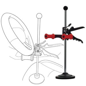 AutoSolo Steering Wheel Holding Tool, 16.5 Inch Adjustable Steering Wheel Mount for Cars Trucks SUVs - Hold the Wheel Straight for Solo DIY Alignment at Home AutoSolo Steering Wheel Holding Tool, 16.5 Inch Adjustable Steering Wheel Mount for Cars Trucks SUVs - Hold the Wheel Straight for Solo DIY Alignment at Home