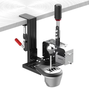 BUJ Universal Racing Simulator Desk Mount - Compatible with Logitech, Thrustmaster, Fanatec Shifters & Handbrakes, Plus USB Handbrake Models BUJ Universal Racing Simulator Desk Mount - Compatible with Logitech, Thrustmaster, Fanatec Shifters & Handbrakes, Plus USB Handbrake Models