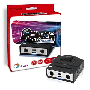 Brook Power Bay Ethernet - Portable, Fast Charging, Dock Stand, Docking Station for NS, Built-in Ethernet Port and Gamecube Controller inputs, Supports HDMI Output, Stable Network Connect Brook Power Bay Ethernet - Portable, Fast Charging, Dock Stand, Docking Station for NS, Built-in Ethernet Port and Gamecube Controller inputs, Supports HDMI Output, Stable Network Connect