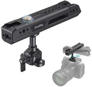 SmallRig Rotating Top Handle with NATO Clamp 360° - 4152 | Lightweight NATO Top Handle with One-Key 360° Rotation, Max Capacity 15kg, with Cold Shoe Mount & 1/4"-20 Threaded Holes SmallRig Rotating Top Handle with NATO Clamp 360° - 4152 | Lightweight NATO Top Handle with One-Key 360° Rotation, Max Capacity 15kg, with Cold Shoe Mount & 1/4"-20 Threaded Holes