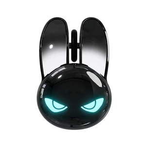 TISHLED Wireless Gaming Mouse, RGB Light Eyes, Evil Bunny Design, 2.4G/BT | 2.4G Wireless & Bluetooth 5.0 Dual Mode, Silent Click 3 Button 1200 DPI, Rechargeable Cute Mouse for Laptop PC Mac, Black TISHLED Wireless Gaming Mouse, RGB Light Eyes, Evil Bunny Design, 2.4G/BT | 2.4G Wireless & Bluetooth 5.0 Dual Mode, Silent Click 3 Button 1200 DPI, Rechargeable Cute Mouse for Laptop PC Mac, Black