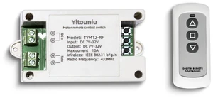 Tuya Smart WiFi/Bluetooth DC Motor Controller 10A 7-32V Reversible Switch with Timer, Voice Control for Electric Actuators, Smart Home (Alexa Compatible) Tuya Smart WiFi/Bluetooth DC Motor Controller 10A 7-32V Reversible Switch with Timer, Voice Control for Electric Actuators, Smart Home (Alexa Compatible)