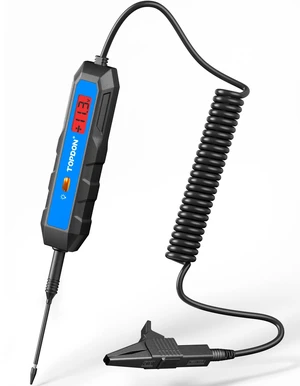 TOPDON CT100 Automotive Circuit Tester with Load Test3.3-65V Test Light | Professional Load Test, Digital Voltage Tester, Auto Polarity ID, Audio-Visual Alerts, 150" Spring Wire TOPDON CT100 Automotive Circuit Tester with Load Test3.3-65V Test Light | Professional Load Test, Digital Voltage Tester, Auto Polarity ID, Audio-Visual Alerts, 150" Spring Wire