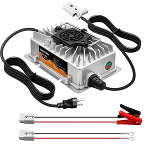 Upgraded 14.6V 20A Lithium Battery Charger, 14.6V LiFePO4 Battery Charger, 12V Lithium Charger with Multiple Protection and LED Indicator, Suitable for RV, Boat, Car and Deep Cycle Use Upgraded 14.6V 20A Lithium Battery Charger, 14.6V LiFePO4 Battery Charger, 12V Lithium Charger with Multiple Protection and LED Indicator, Suitable for RV, Boat, Car and Deep Cycle Use